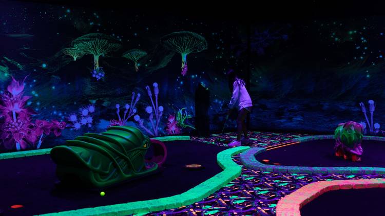 Blacklight Mini Golf 1