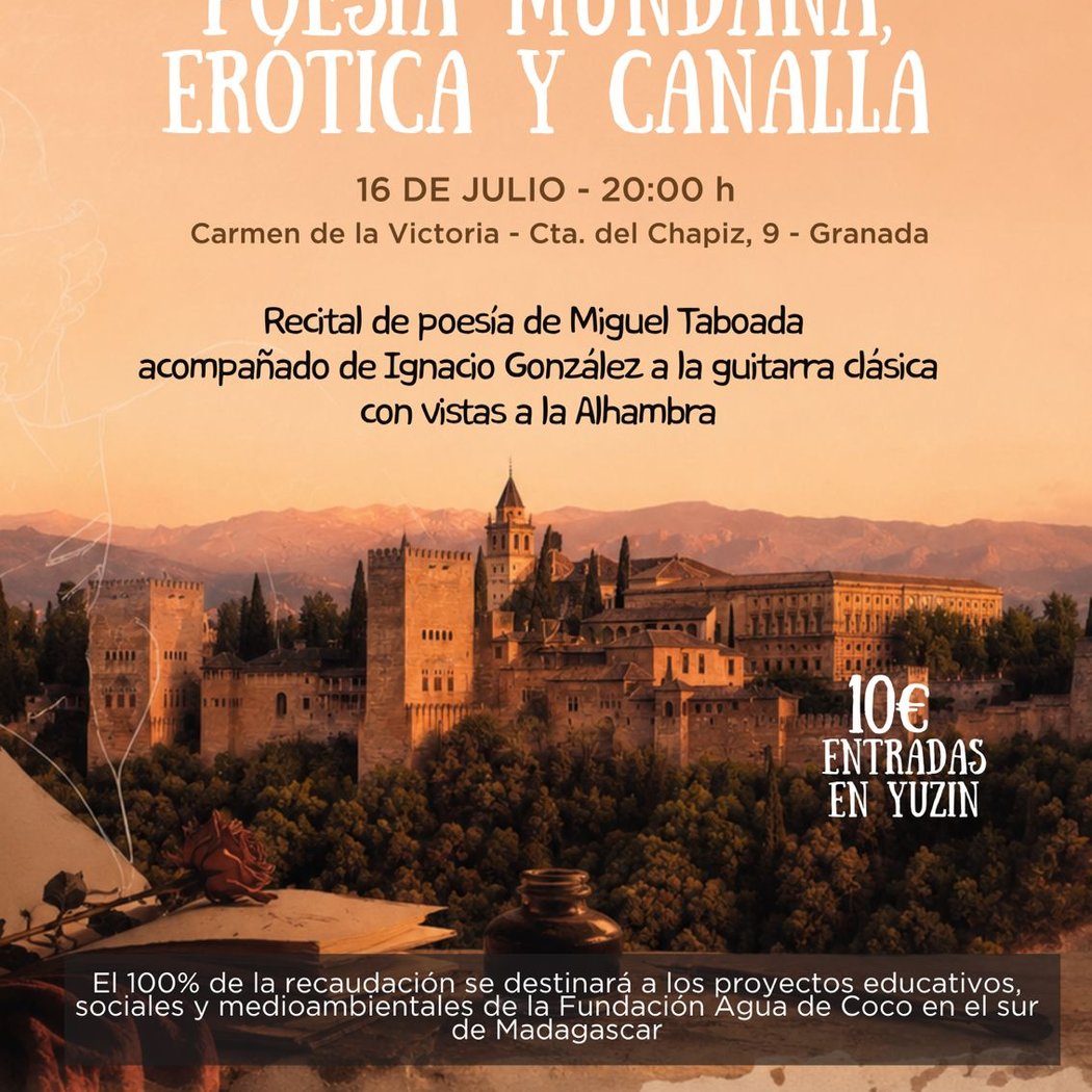 Poesía y solidaridad con vistas a la Alhambra 1