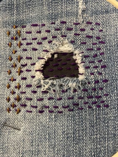 Advanced Mending: Patterns and Scotch Darning 1