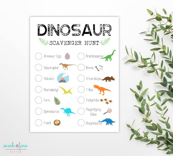 Scavenger Hunt and Adopt a Dino 3