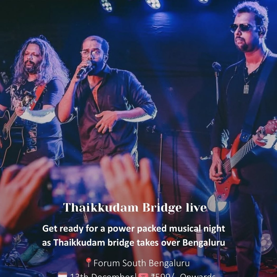 Thaikkudam Bridge live 1