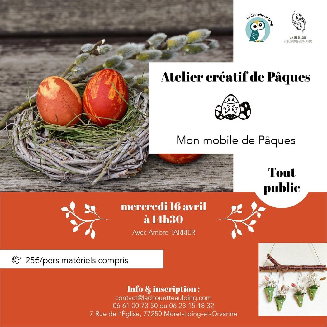 Atelier Mon Mobile de Pâques 1