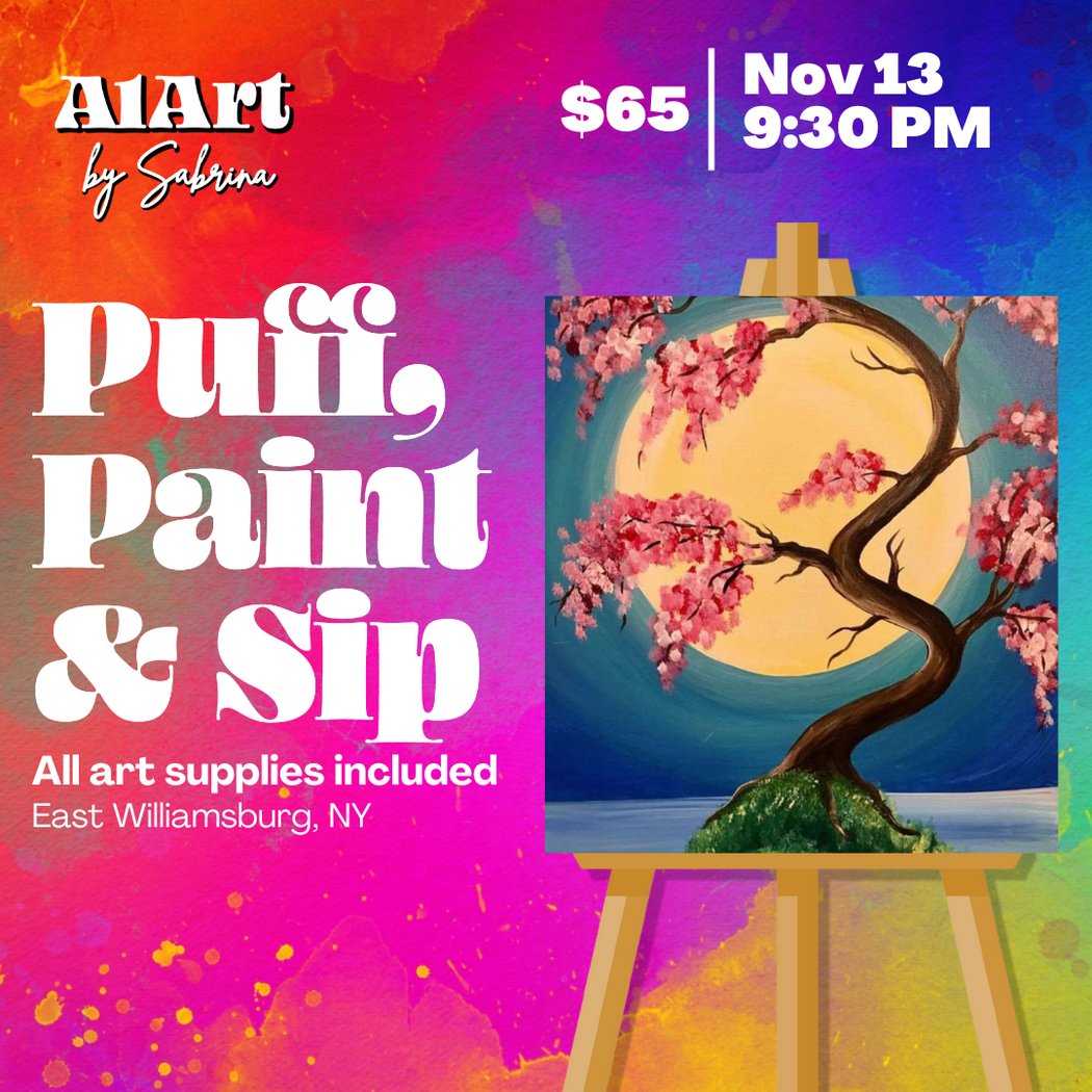 Puff, Paint and Sip Art Studio 1