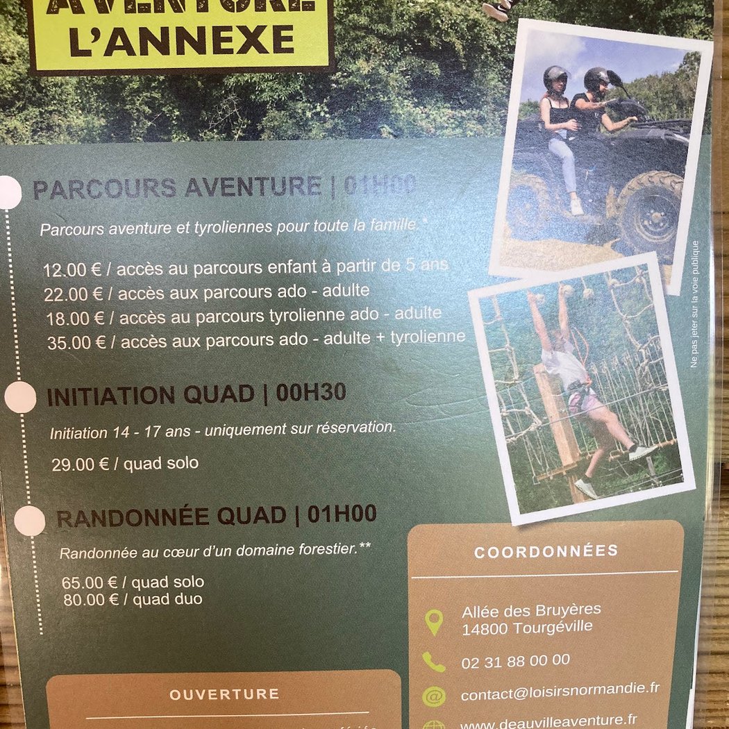 Deauville Aventure - L'ANNEXE 1
