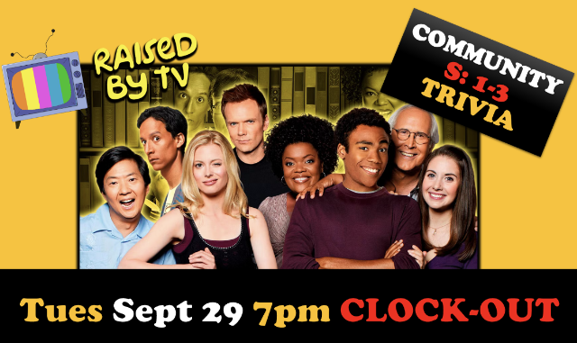 Raised By TV: Community Trivia Night