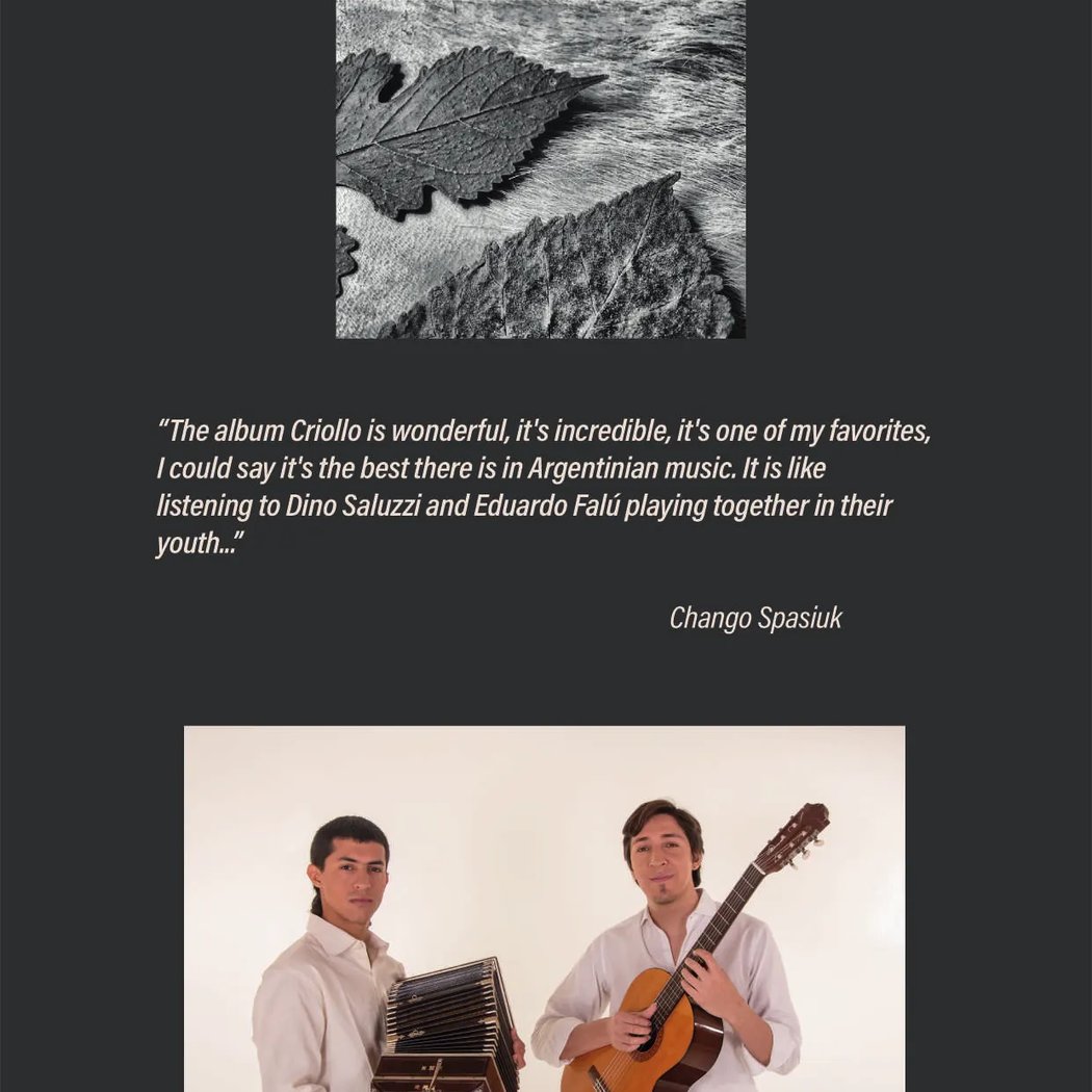 Argentijns Duo Arias Castro in Taborconcert