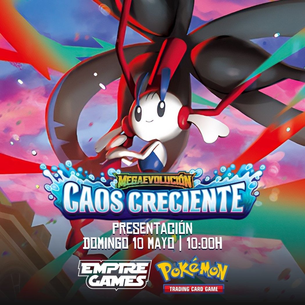 Presentación Pokemon Mega Evoluciones: Caos Creciente 1