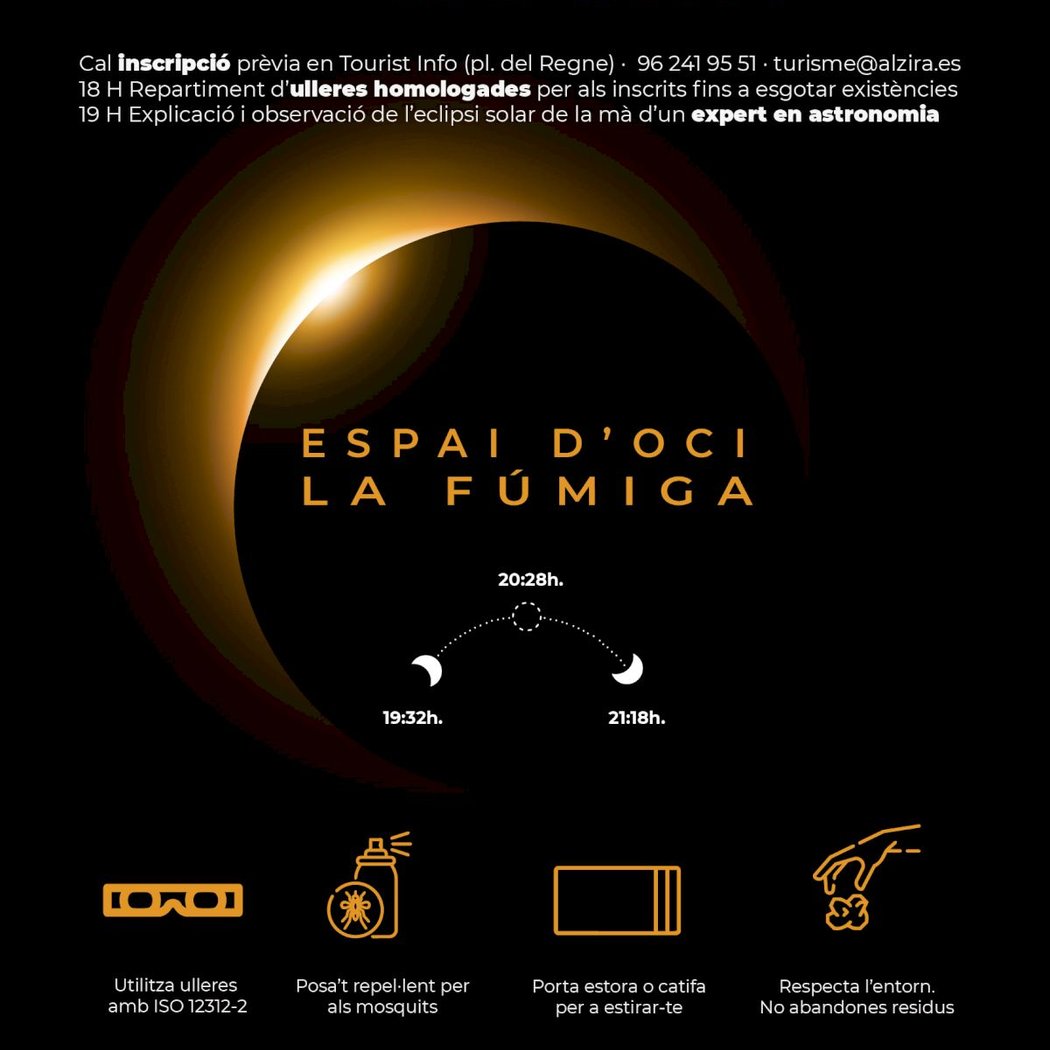 Jornada de observación del eclipse solar 1