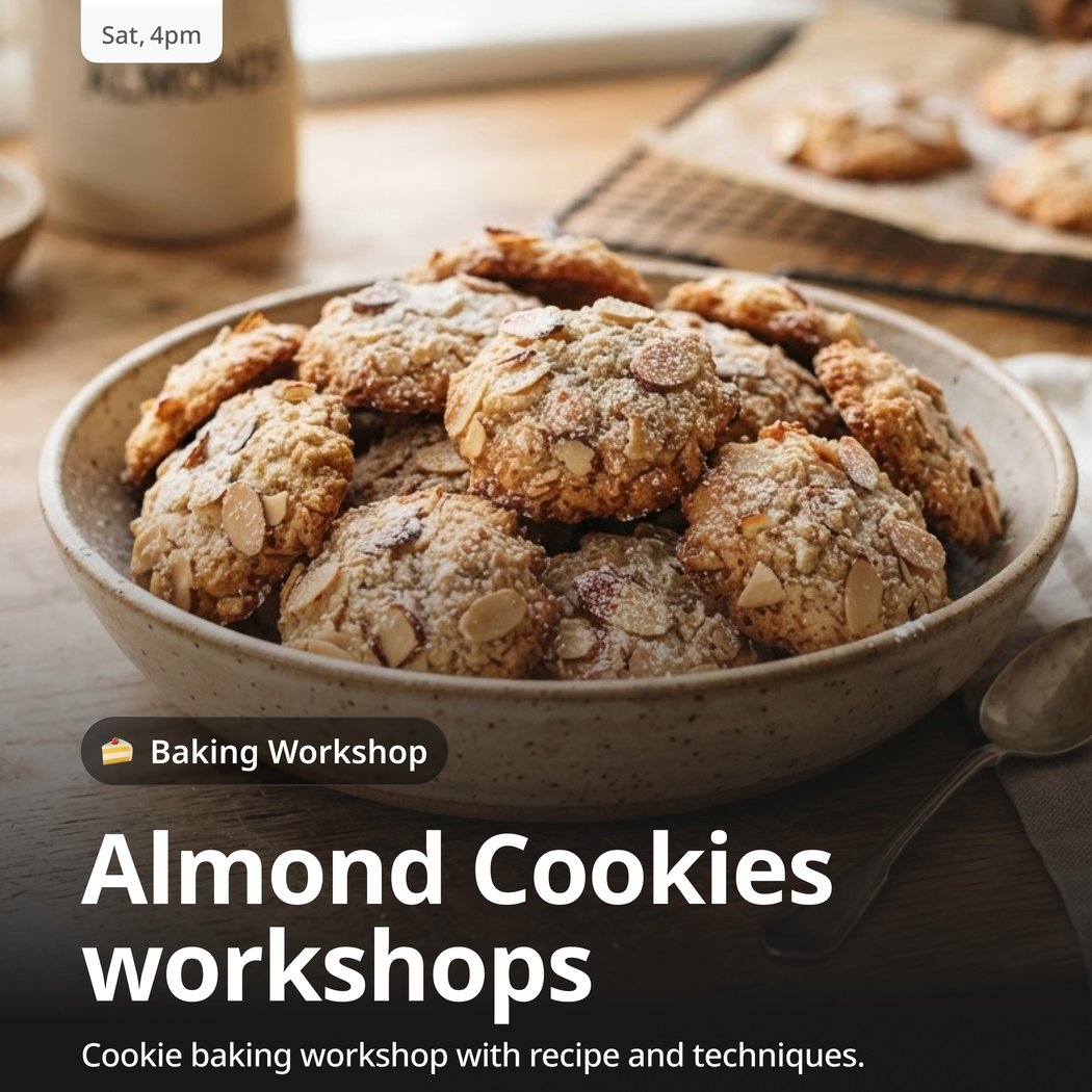 Almond Cookies Workshop 1