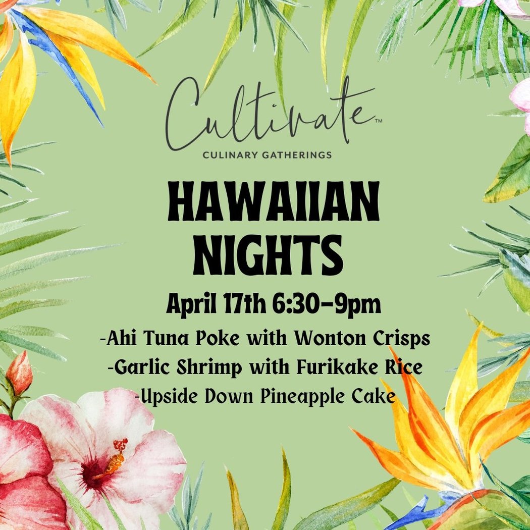 Hawaiian Nights cooking class 1