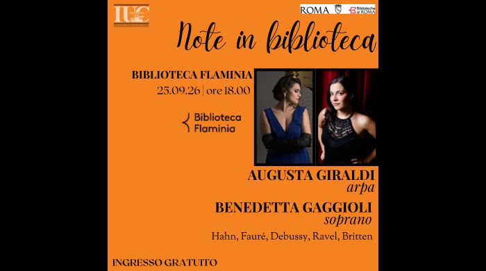 Note in Biblioteca, Augusta Giraldi e Benedetta Gaggioli in concerto 1