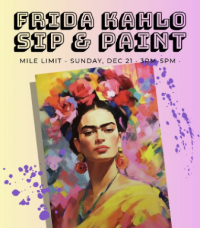 Friday Kahlo Sip & Paint 1