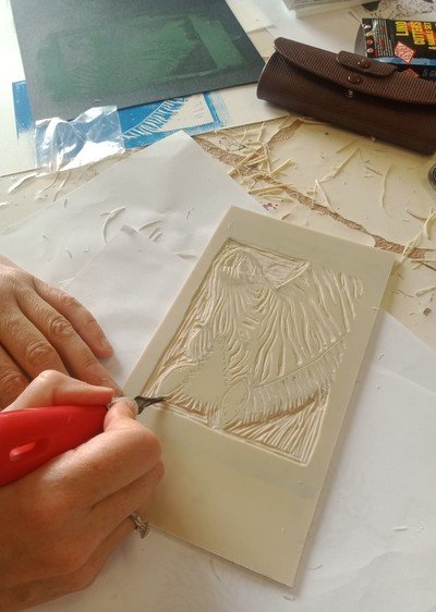 Stage Week-End Toussaint / Linogravure 2
