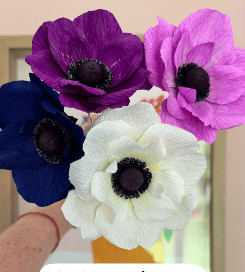 Atelier Paper Flower Anémone 1
