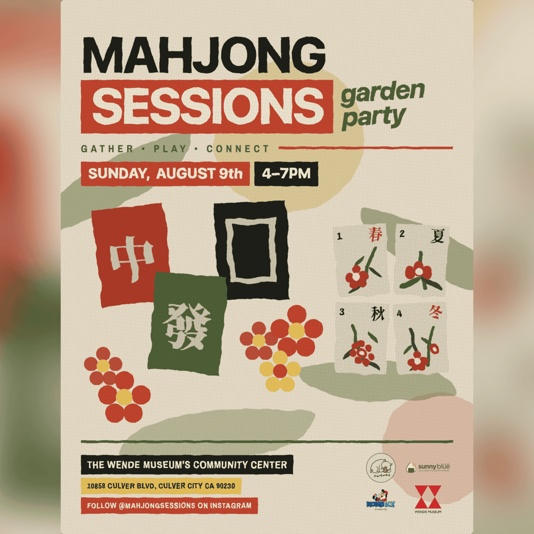 Summer Garden Mahjong Session at The Wende Museum 1