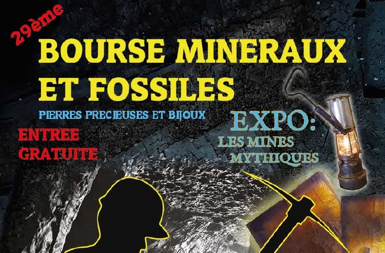 Bourse minéraux et fossiles 1