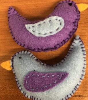 Embroider and Hand-Sew a Felt Ornament 1