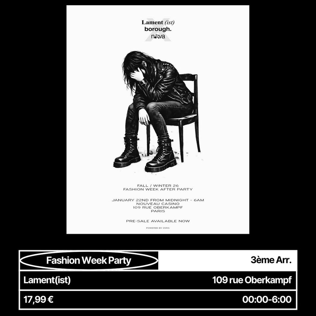 Lament(ist) Fashion Week After Party 1