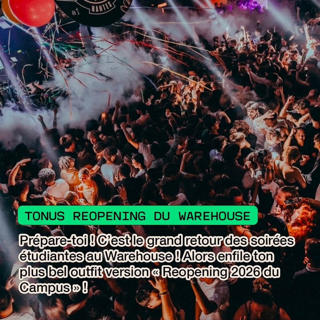 Tonus Reopening du Warehouse 1