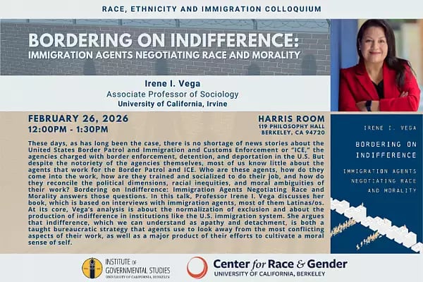 REI Colloquium: Bordering on Indifference: Immigration Agents Negotiating Race and Morality 1