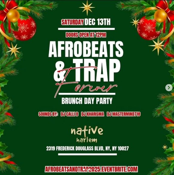 AFROBEATS & TRAP BRUNCH DAY PARTY 1