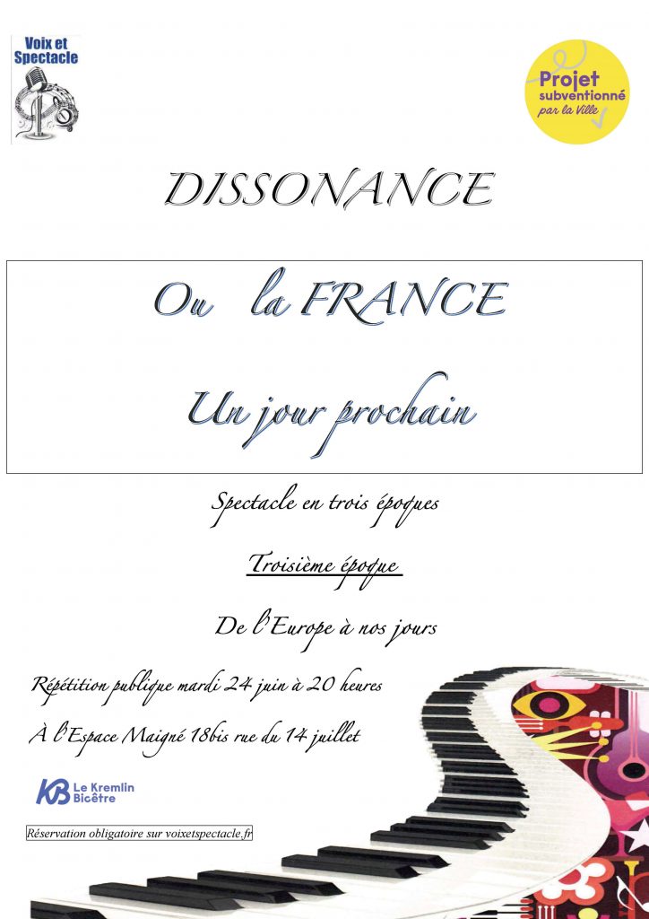 Dissonance ou la France un jour prochain 1