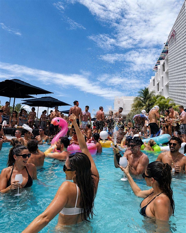 Miami Takeover: Disaronno Dip Pool Party 1