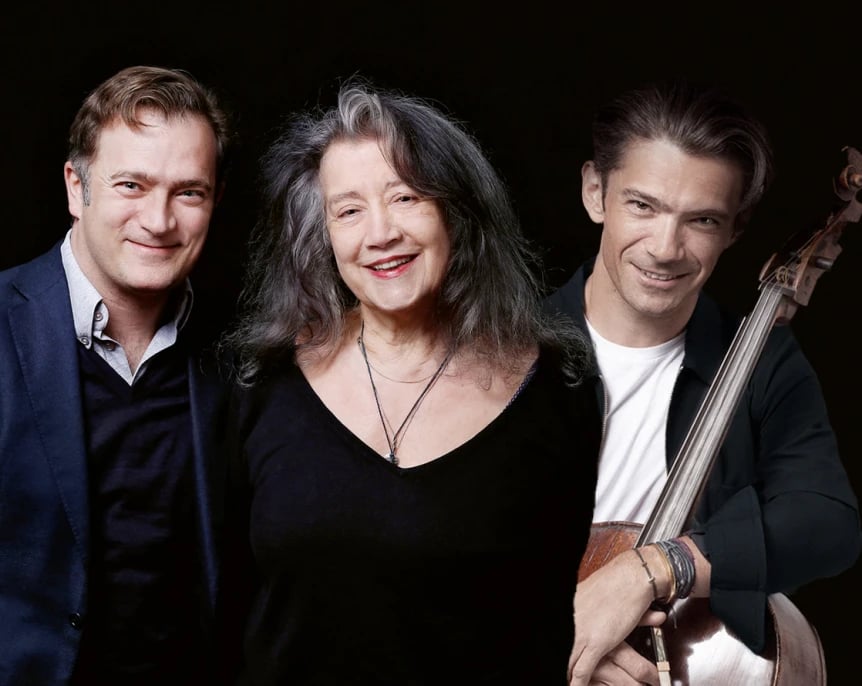 Renaud Capuçon, Gautier Capuçon, Martha Argerich 1