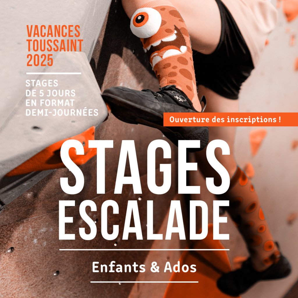 Stages d’escalade pour enfants et ados – Vacances de la Toussaint 2025 1
