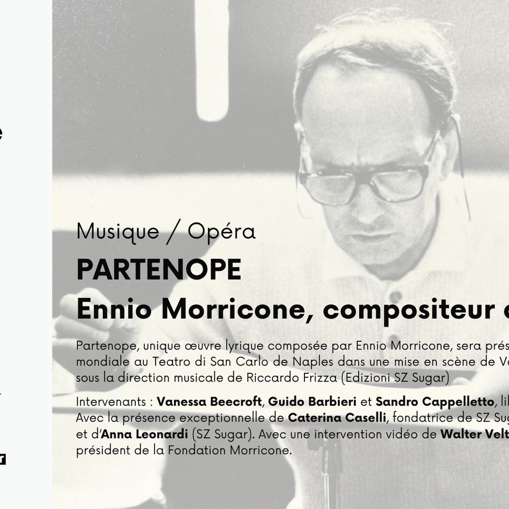 Musique / Partenope : Ennio Morricone, compositeur d’opéra 1