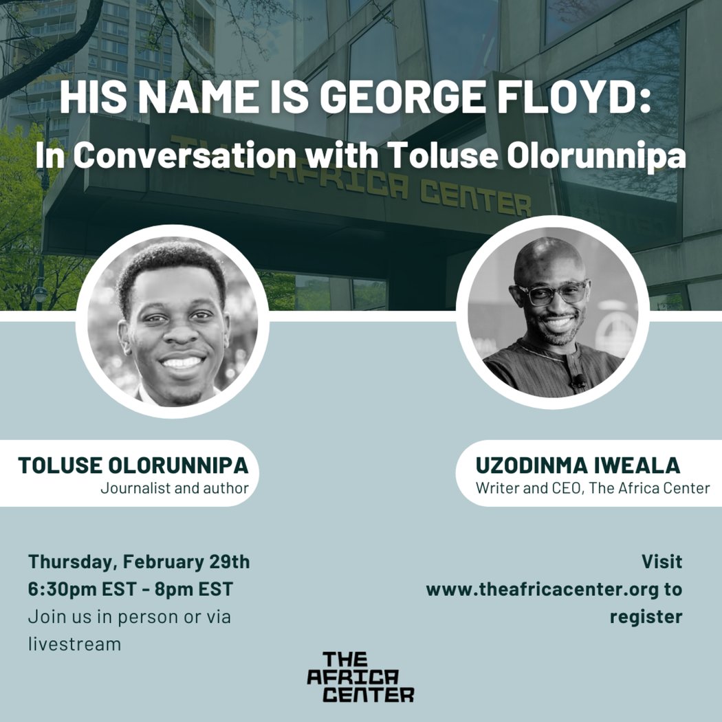 His Name Is George Floyd: In Conversation With Toluse Olorunnipa 1