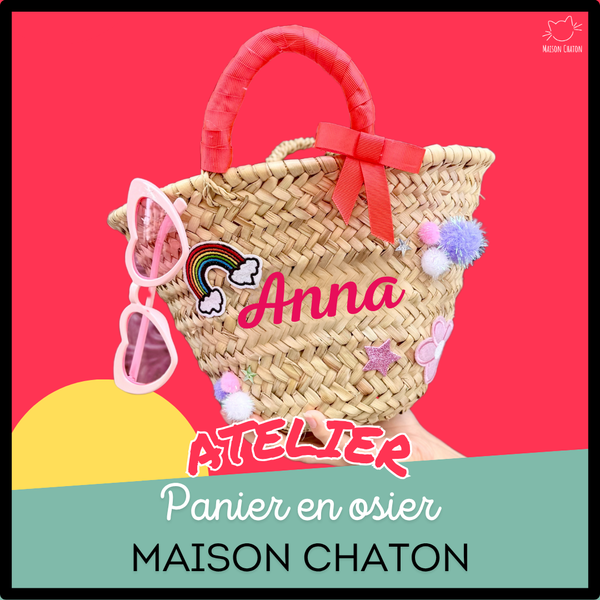 Atelier créatif - Personnalise ton Panier en Osier 1