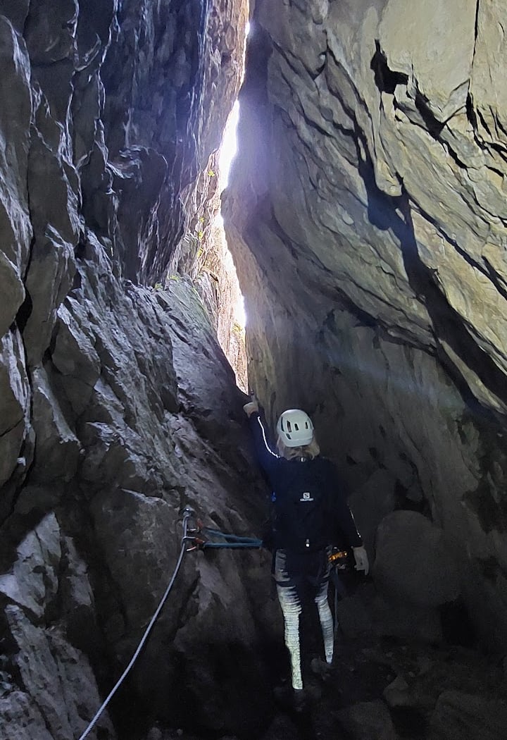 Départ de la Via Ferrata du Puy des Juscles 1
