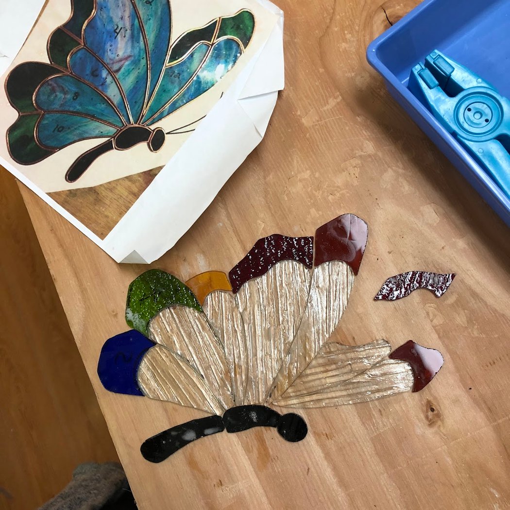BEVELED STAINED GLASS WORKSHOP 4