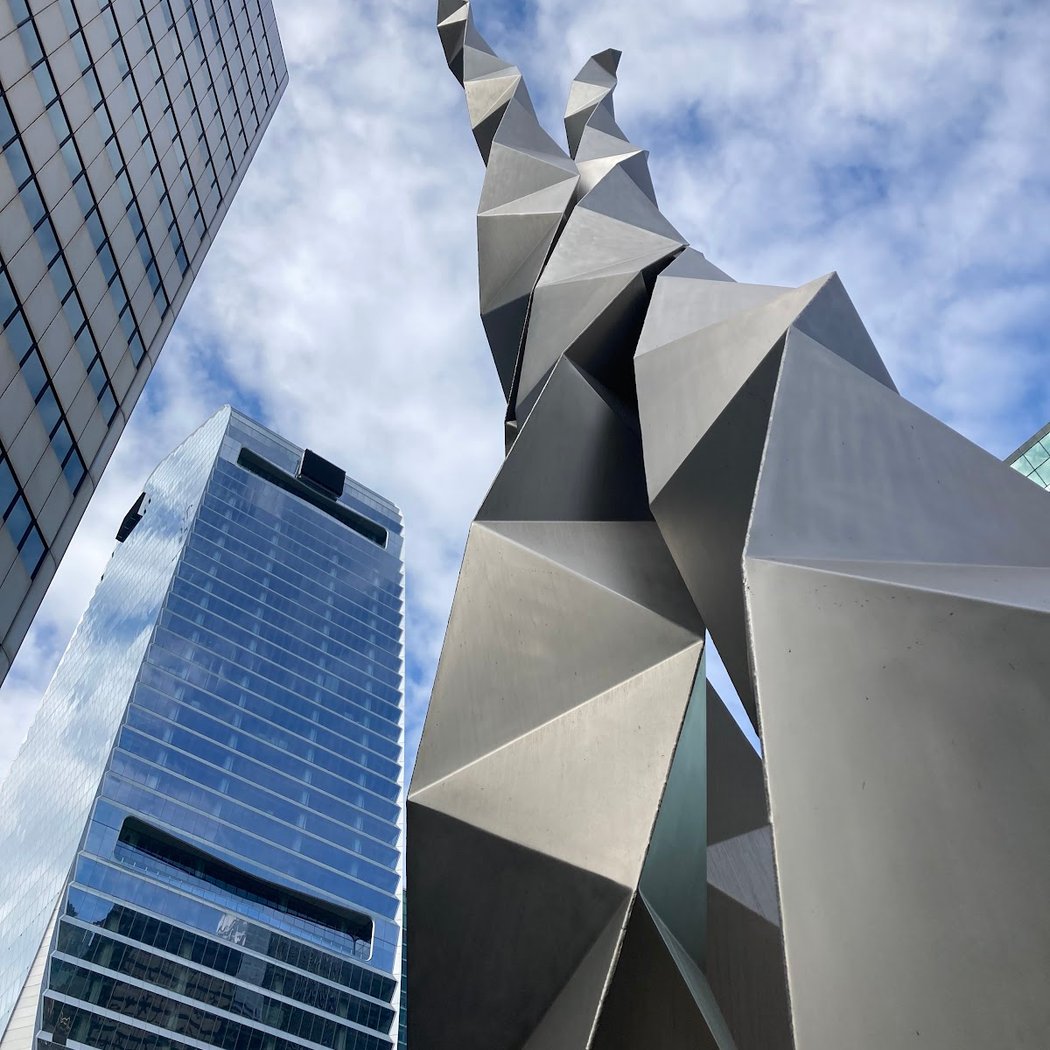 Sculpture: Triad by Ted Bieler 1