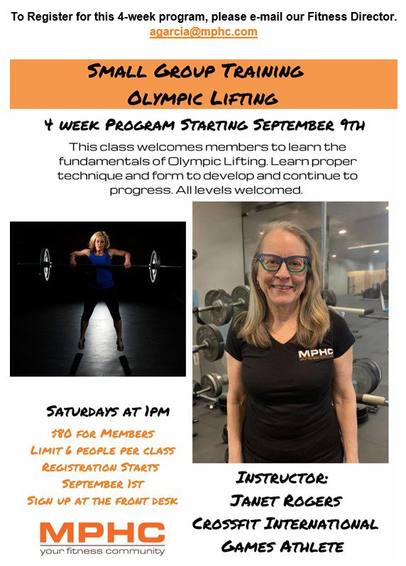 Small Group Training - Olympic Lifting 1