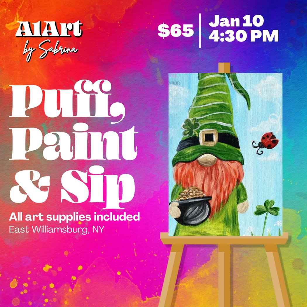Puff, Paint and Sip Art Studio 1