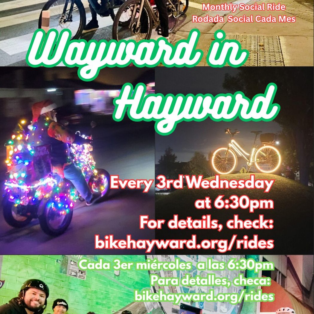 Wayward in Hayward – Monthly Social Ride 1