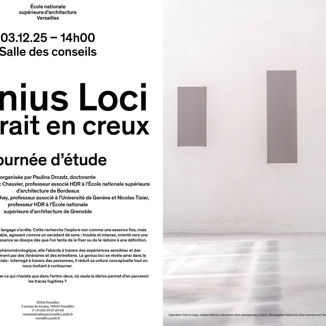 Genius Loci. Portrait en creux 1