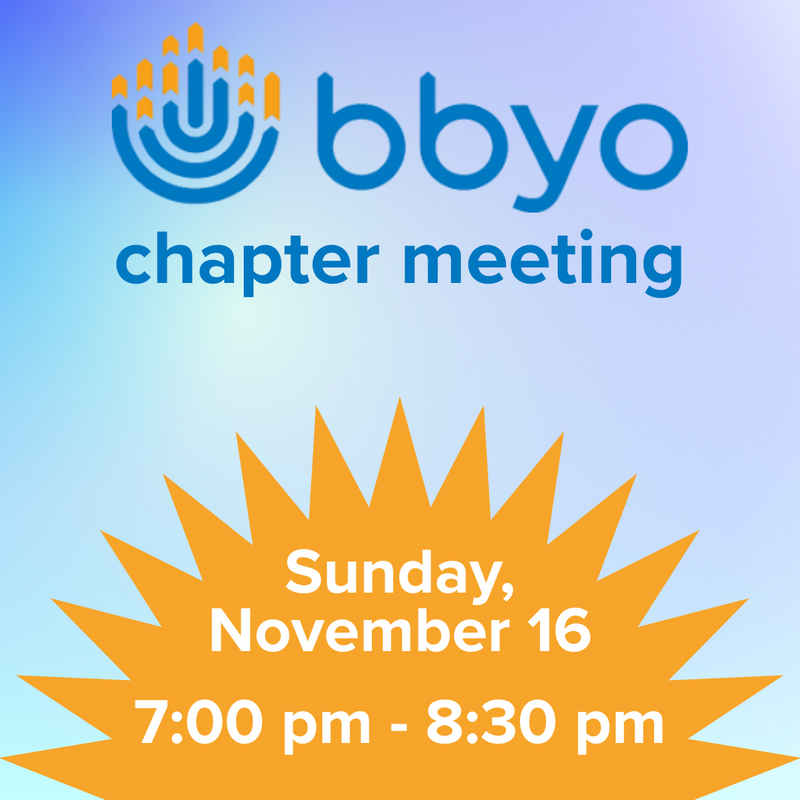 BBYO Chapter Meeting: November 2025 1