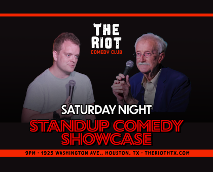 The Riot Presents Saturday Night Standup Comedy Showcase