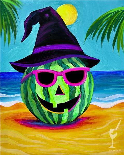 Paint and Sip: Bewitched Sunset Summerween Night 2