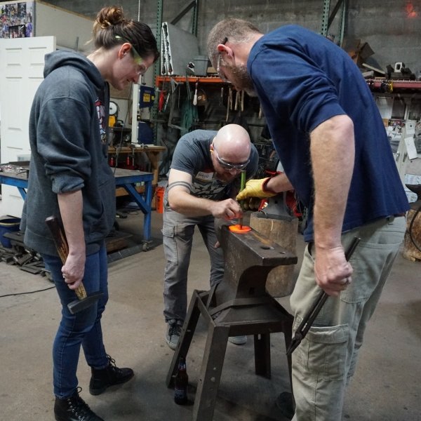Blacksmith Knife Forging Class 2