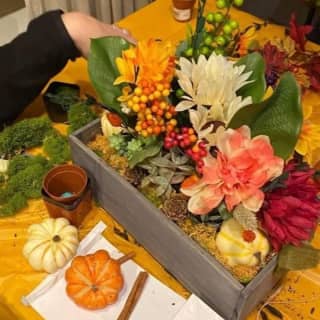 Seasonal Succulent Centerpiece Making Workshop 2
