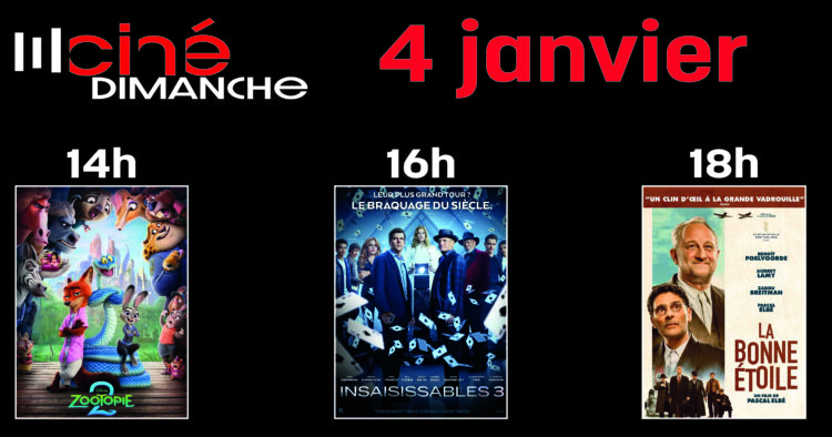 CINE-DIMANCHE: 3 FILMS POUR TOUS LES GOÛTS 1