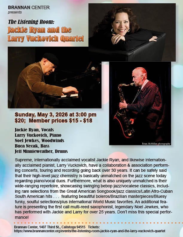 Jackie Ryan and the Larry Vuckovich Quartet 1