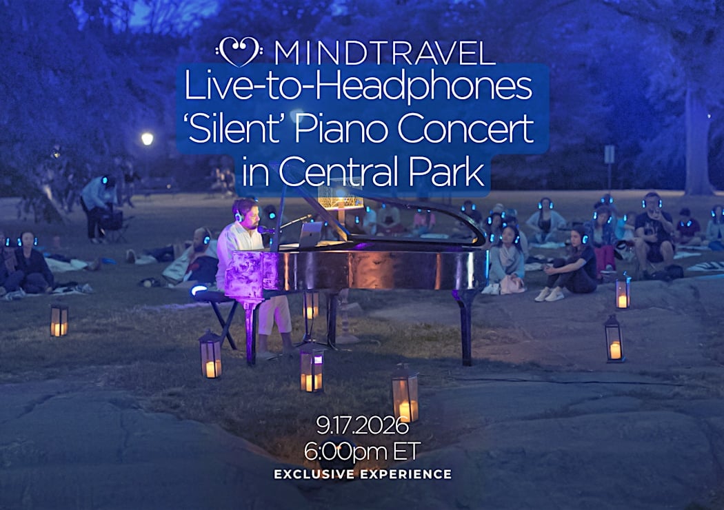 MindTravel September 'Silent' Piano Concert