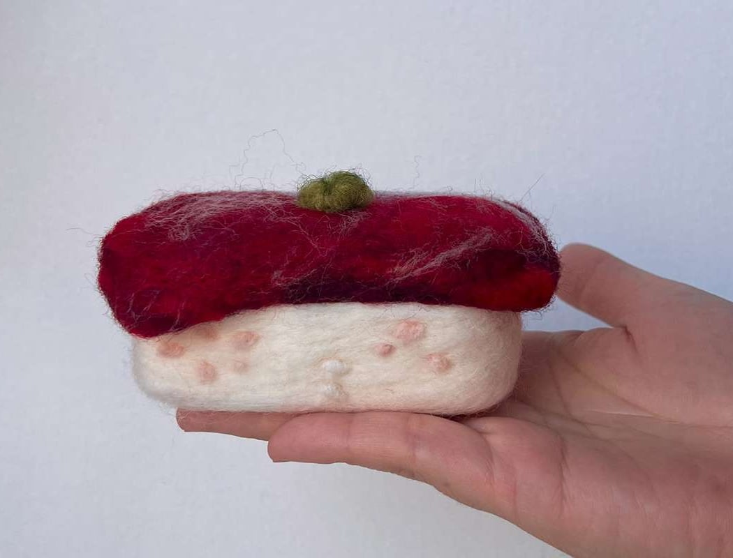 Needle Felting 101: Jumbo Sushi Project 1