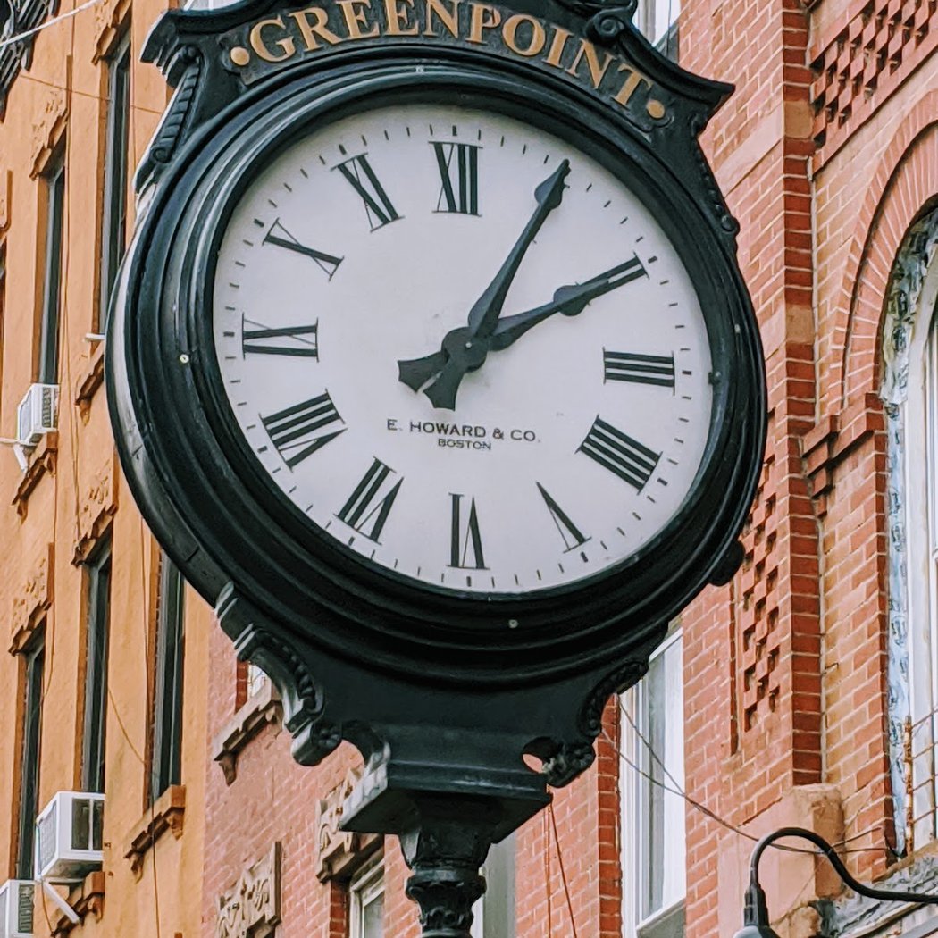 Greenpoint Sidewalk Clock 1