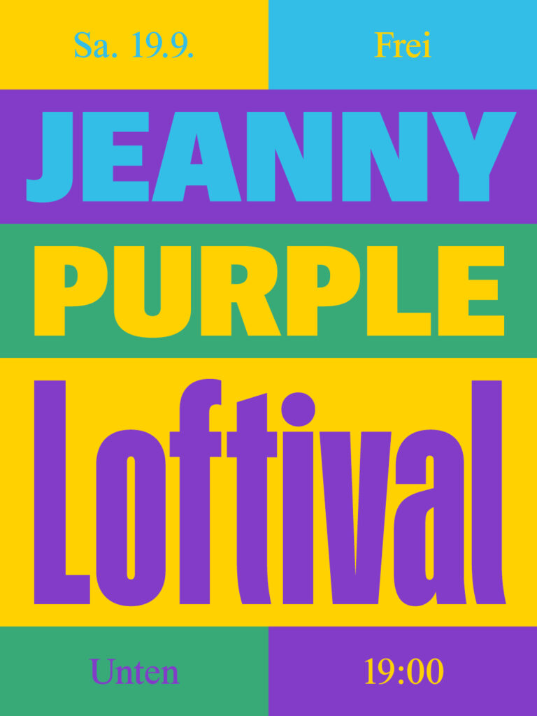 Jeanny & Purple beim Loftival